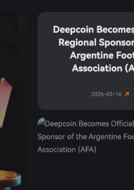 Deepcoin Becomes Official Regional Sponsor of the Argentine Football Association (AFA)